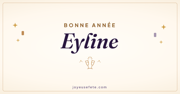 Image « Bonne année Eyline » au format large