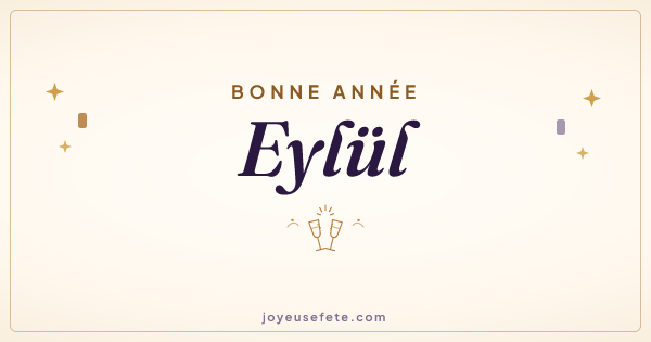 Image « Bonne année Eylül » au format large