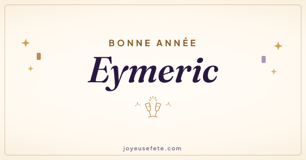 Image « Bonne année Eymeric » au format large