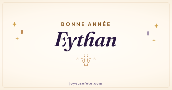 Image « Bonne année Eythan » au format large