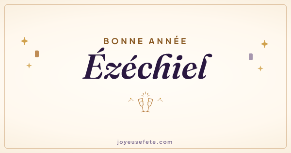 Image « Bonne année Ézéchiel » au format large