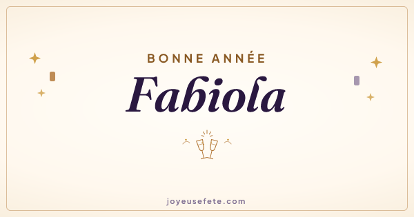 Image « Bonne année Fabiola » au format large