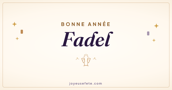 Image « Bonne année Fadel » au format large