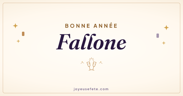 Image « Bonne année Fallone » au format large