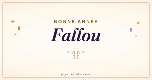 Image « Bonne année Fallou » au format large