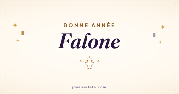Image « Bonne année Falone » au format large
