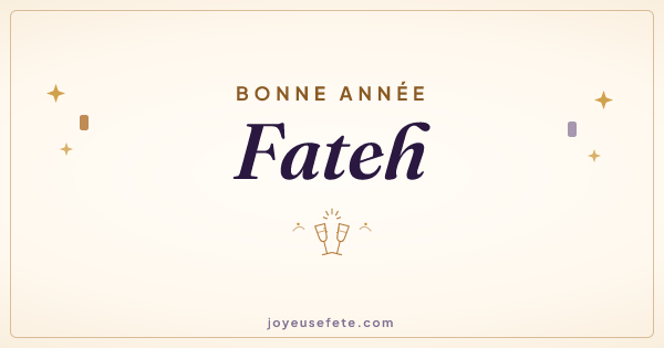 Image « Bonne année Fateh » au format large