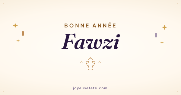 Image « Bonne année Fawzi » au format large