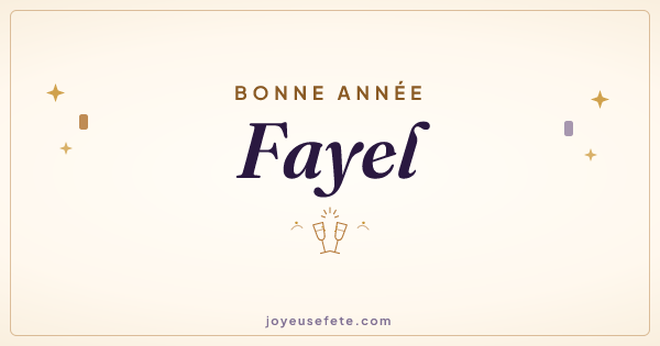 Image « Bonne année Fayel » au format large