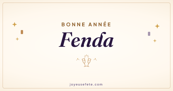 Image « Bonne année Fenda » au format large
