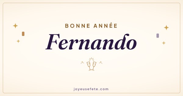 Image « Bonne année Fernando » au format large