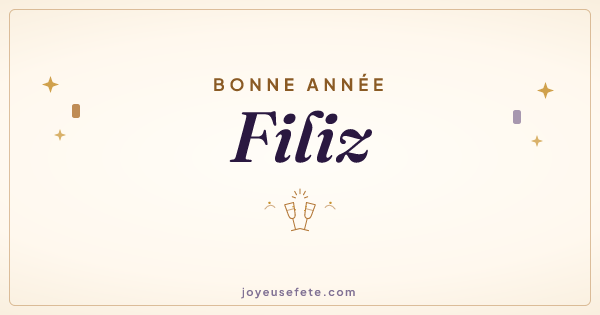 Image « Bonne année Filiz » au format large