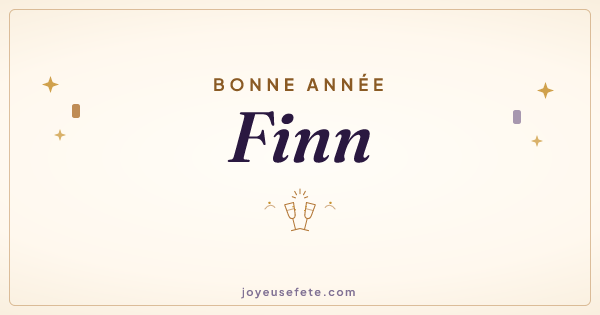 Image « Bonne année Finn » au format large