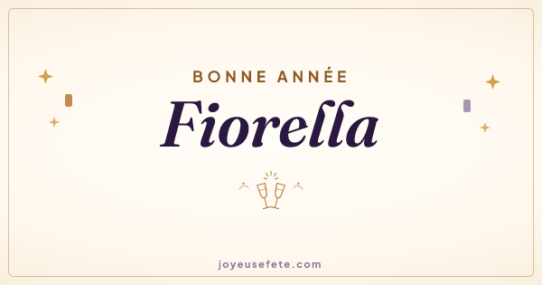 Image « Bonne année Fiorella » au format large