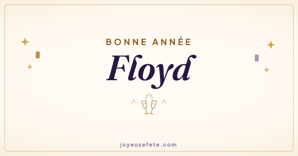 Image « Bonne année Floyd » au format large