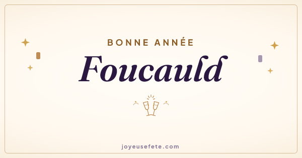 Image « Bonne année Foucauld » au format large