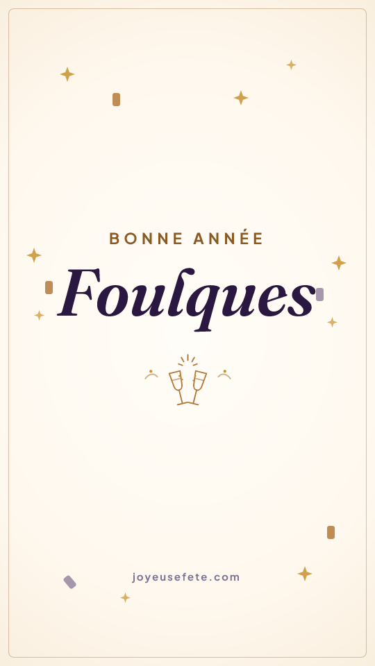 Image « Bonne année Foulques » au format story