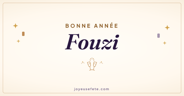 Image « Bonne année Fouzi » au format large