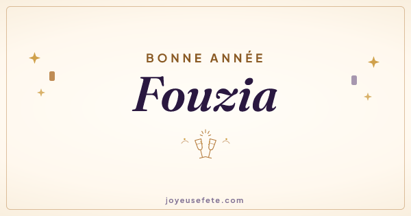 Image « Bonne année Fouzia » au format large