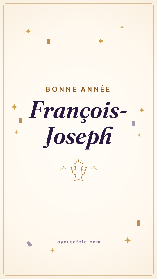 Image « Bonne année François-Joseph » au format story