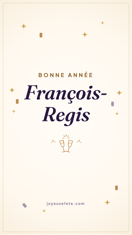 Image « Bonne année François-Regis » au format story