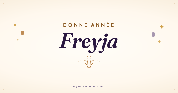 Image « Bonne année Freyja » au format large