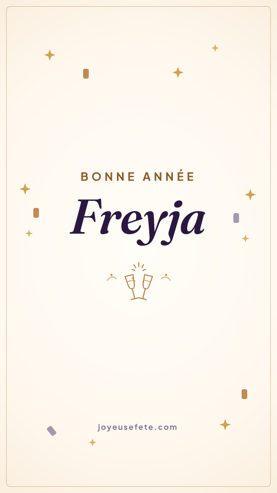 Image « Bonne année Freyja » au format story