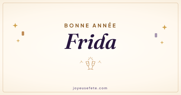 Image « Bonne année Frida » au format large