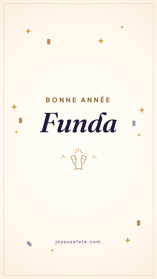 Image « Bonne année Funda » au format story