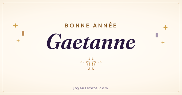 Image « Bonne année Gaetanne » au format large