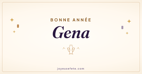 Image « Bonne année Gena » au format large