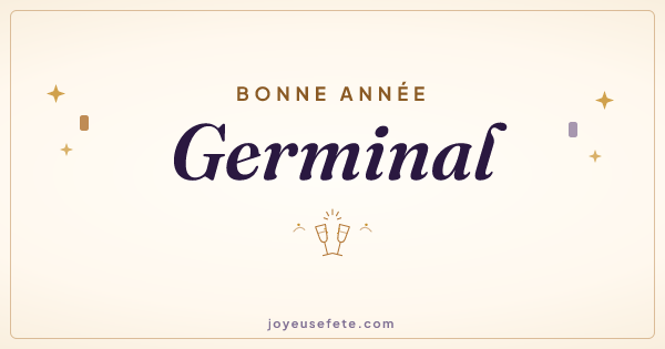 Image « Bonne année Germinal » au format large