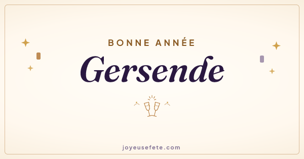 Image « Bonne année Gersende » au format large