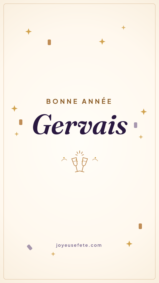 Image « Bonne année Gervais » au format story
