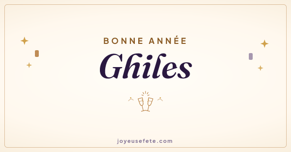 Image « Bonne année Ghiles » au format large