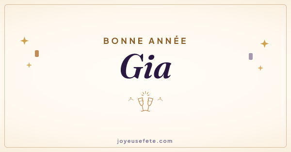 Image « Bonne année Gia » au format large