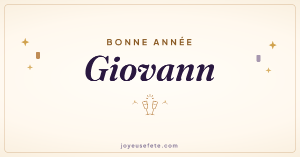 Image « Bonne année Giovann » au format large