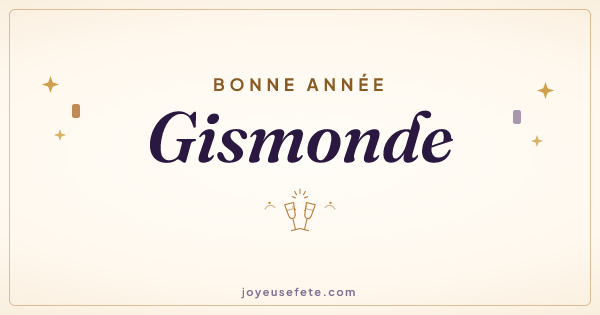 Image « Bonne année Gismonde » au format large
