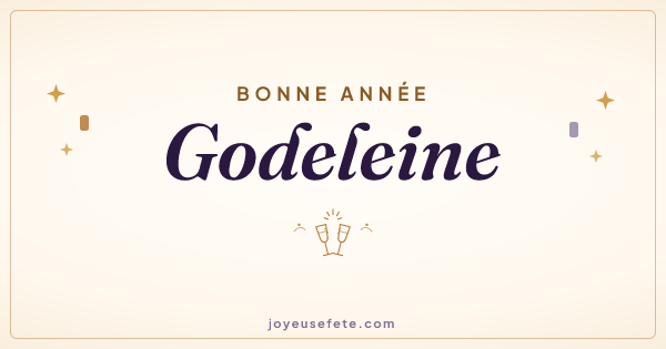 Image « Bonne année Godeleine » au format large
