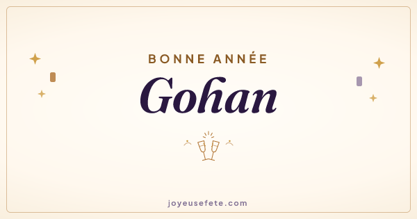 Image « Bonne année Gohan » au format large