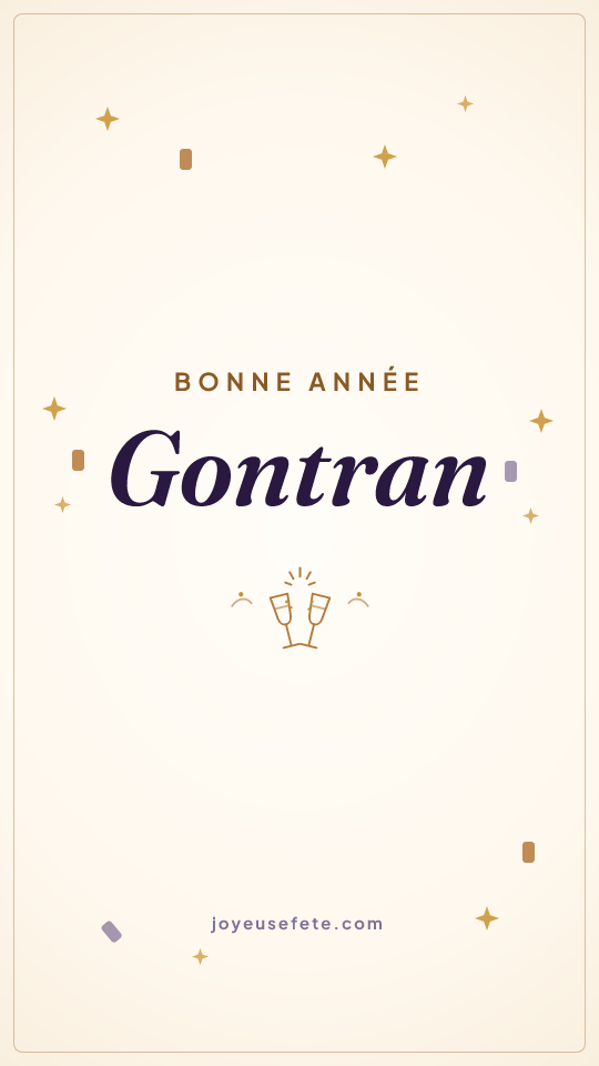 Image « Bonne année Gontran » au format story