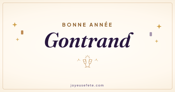Image « Bonne année Gontrand » au format large