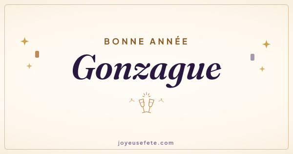 Image « Bonne année Gonzague » au format large