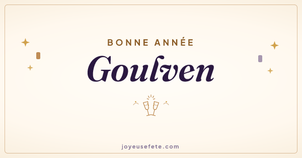 Image « Bonne année Goulven » au format large