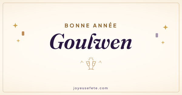 Image « Bonne année Goulwen » au format large