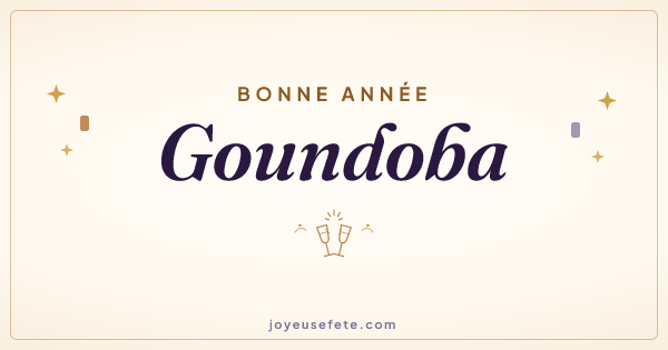 Image « Bonne année Goundoba » au format large