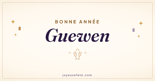 Image « Bonne année Guewen » au format large