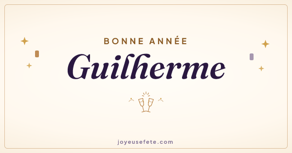 Image « Bonne année Guilherme » au format large