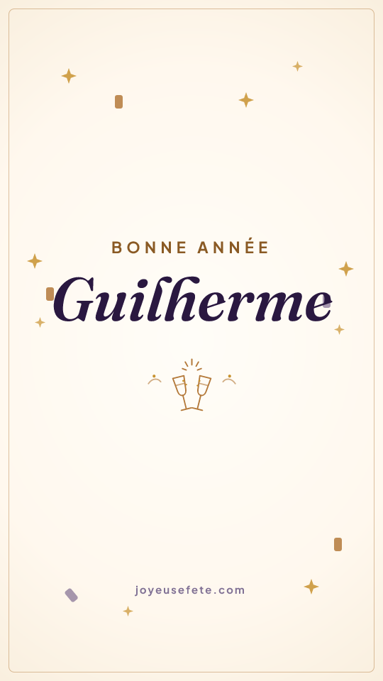Image « Bonne année Guilherme » au format story