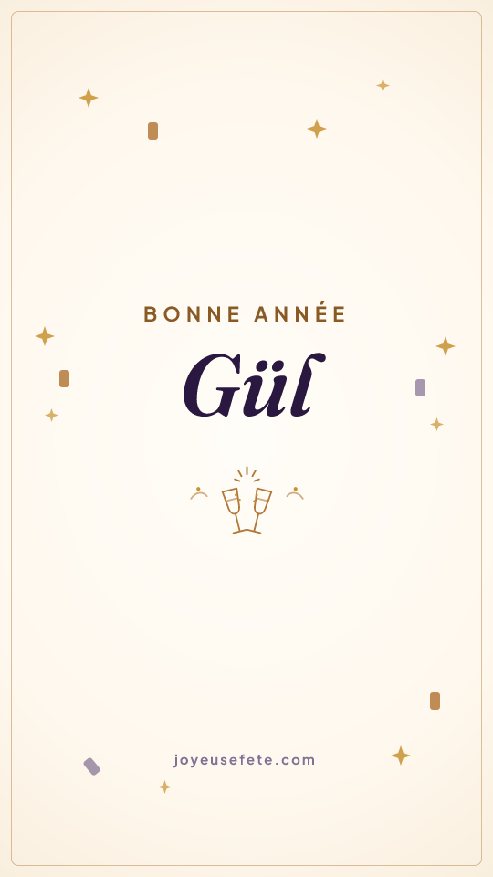 Image « Bonne année Gül » au format story